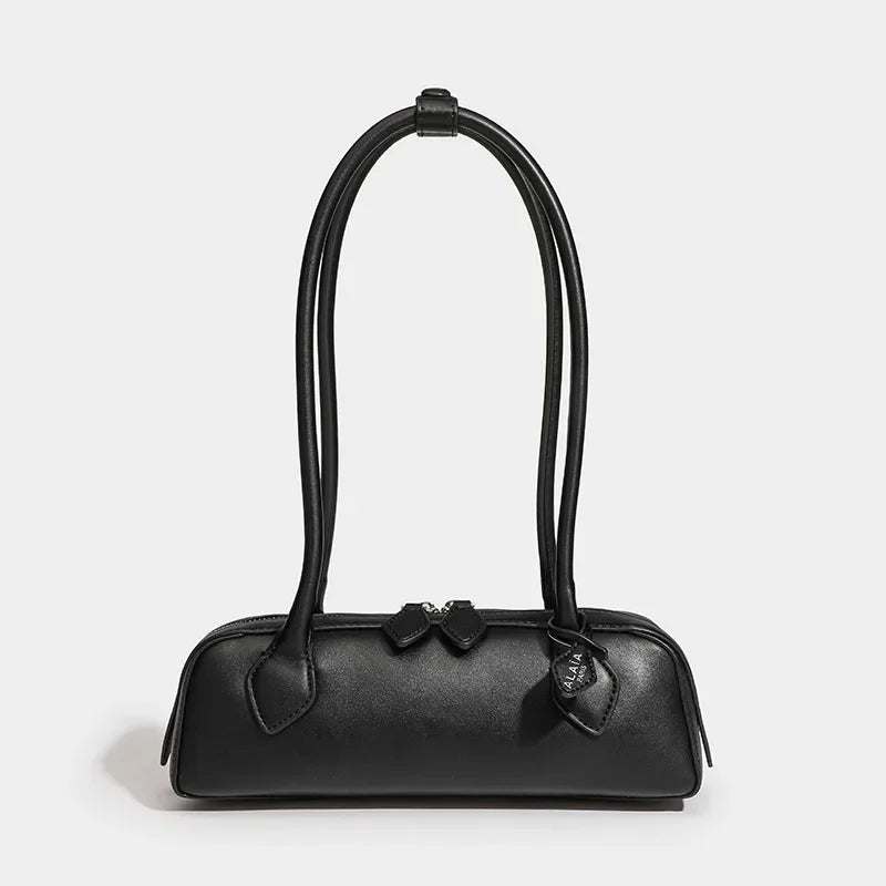 French Designer Sausage Bag Vintage Underarm Bag Genuine Leather Women's Handbag Casual Commuting Versatile Single Shoulder Bags
