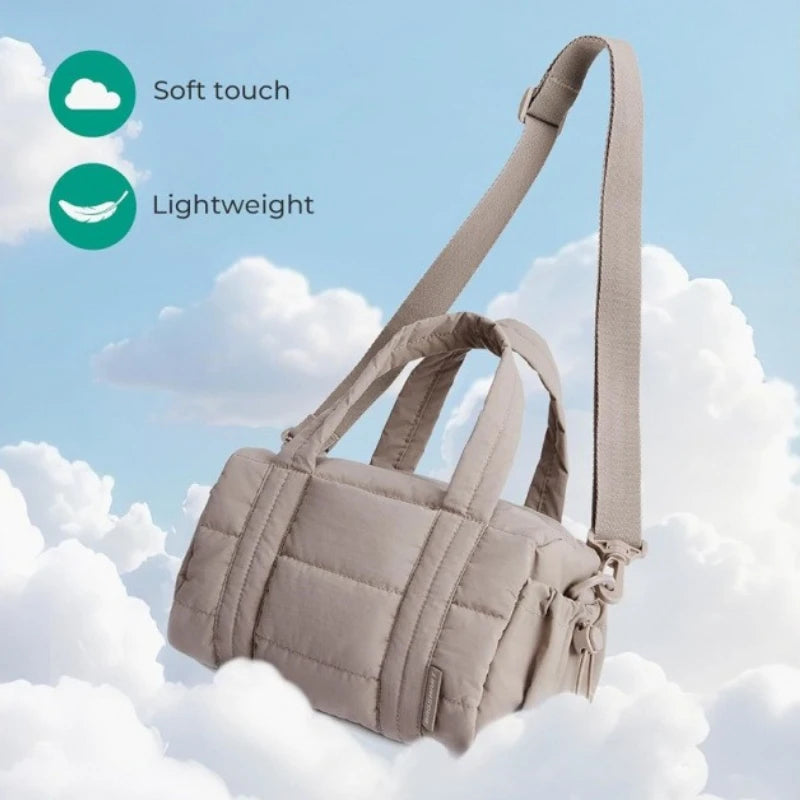 2025 New Fashion Crossbody Down Bag for Women Large Capacity Casual Shoulder Bags Multifunctional Lady Handbag Sport Travel Bag